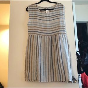 Striped Linen Dress